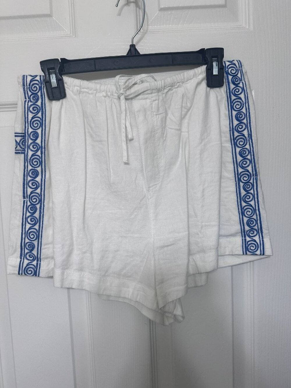 Madewell x Lisa Says Gah! Embroidered Drawstring Pull-On Shorts NWT S - Picture 4 of 11